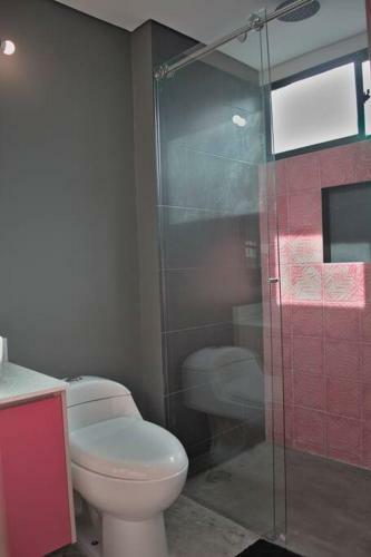 Apartamento Chic Hosty En El Piso Rojo Del Edificio De Colores