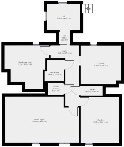 Apartamento Chalet Les Garands