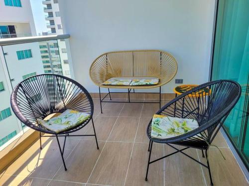 Apartamento Spectacular*2bed*balcony* Ac*near Beach Montu 1404b