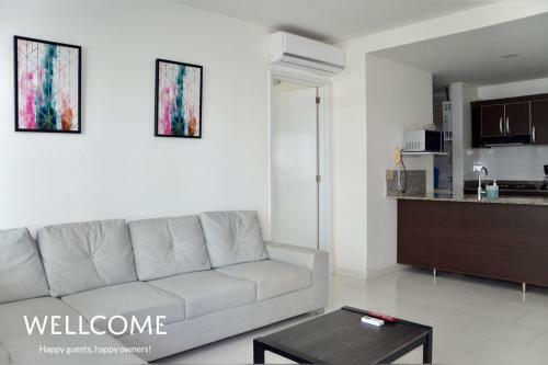 Apartamento Apto Para 6 Piso 12+balc�n, En Cartagena
