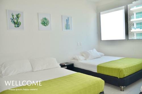 Apartamento Apto Para 6 Piso 12+balc�n, En Cartagena