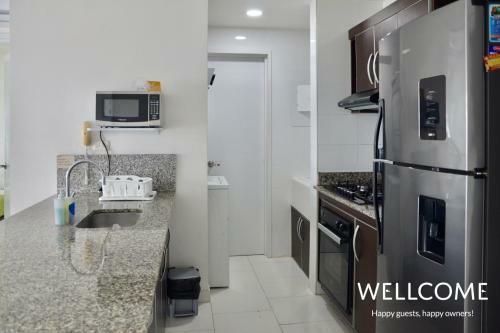 Apartamento Apto Para 6 Piso 12+balc�n, En Cartagena
