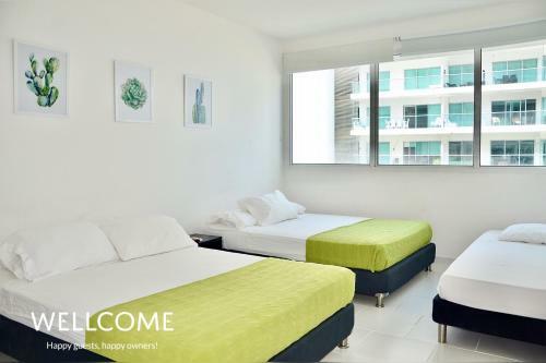 Apartamento Apto Para 6 Piso 12+balc�n, En Cartagena