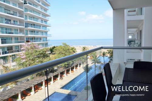 Apartamento Apto Para 6 Piso 12+balc�n, En Cartagena