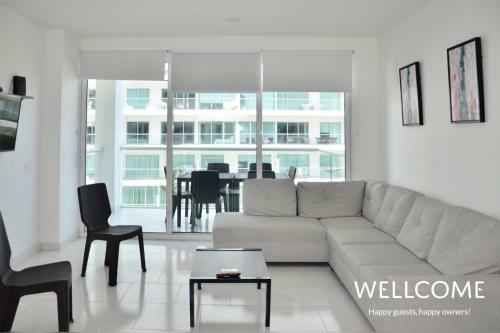 Apartamento Apto Para 6 Piso 12+balc�n, En Cartagena