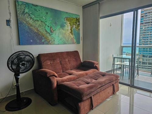Great Apartment In Bocagrande With Sunset & Beach View