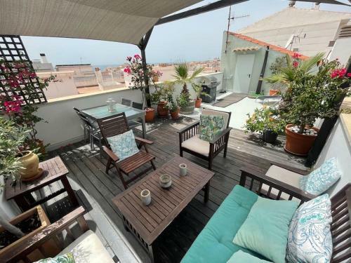 Apartamento Preciosa Casa En El Centro Con Azotea Y Patio