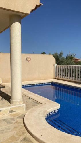 Stunning 4-bed Villa In Bolnuevo With Pool