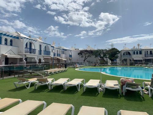 Apartamento Playmar Maspalomas Bungalow 124 Bali Style With Terrace