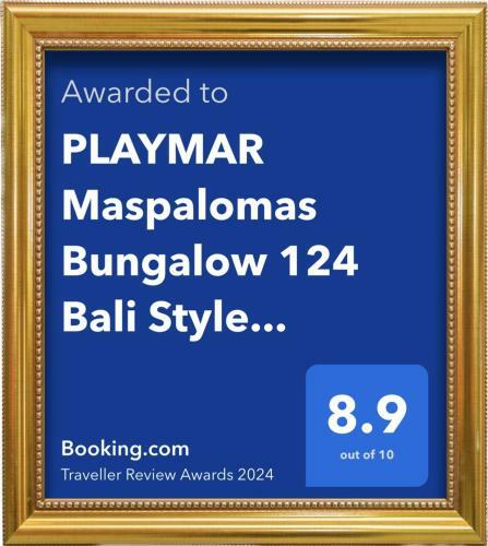 Apartamento Playmar Maspalomas Bungalow 124 Bali Style With Terrace