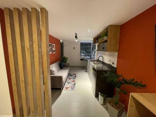 Agradable Y Moderno Aparta Estudio Con Aire Acondicionado