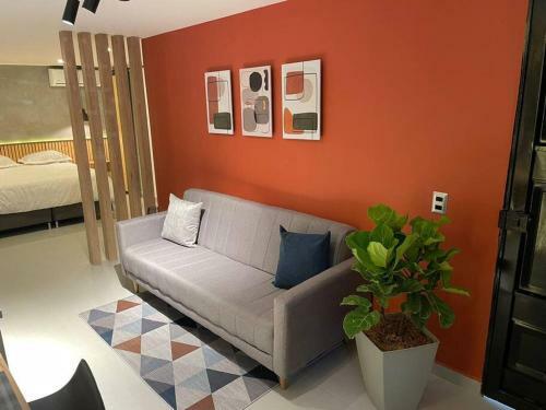 Agradable Y Moderno Aparta Estudio Con Aire Acondicionado