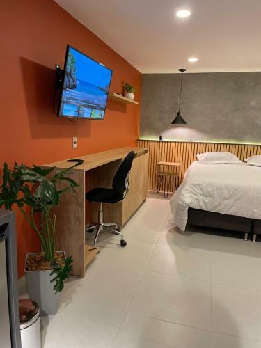 Agradable Y Moderno Aparta Estudio Con Aire Acondicionado