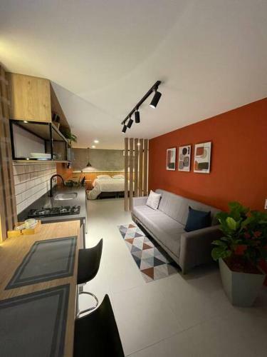 Agradable Y Moderno Aparta Estudio Con Aire Acondicionado