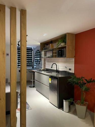 Agradable Y Moderno Aparta Estudio Con Aire Acondicionado