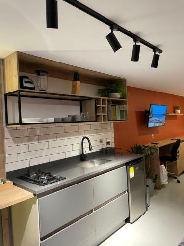 Agradable Y Moderno Aparta Estudio Con Aire Acondicionado