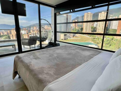 Apartamento 2002 City Skyline View In El Poblado