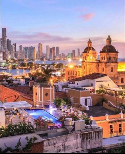 Lindo Apto Vista Al Mar,central Y Piscina Rooftop