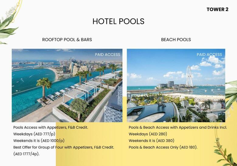 The Address Hotels, Jbr- 2br Private Apartment With Beach
