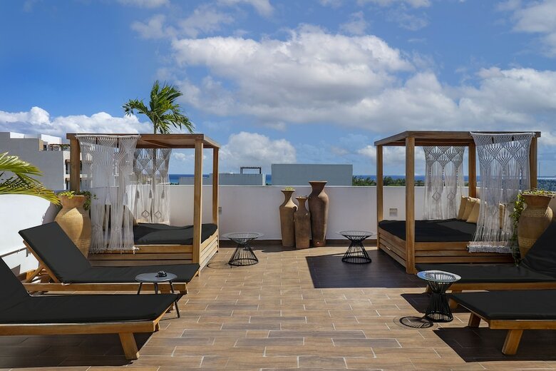 Terrasse Hotel Playa Del Carmen