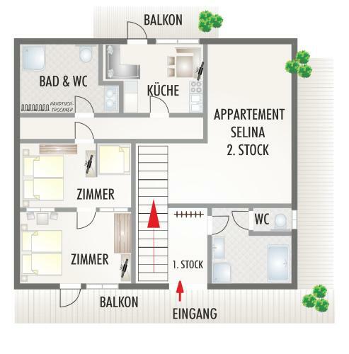 Apartamento Appartements Spitaler