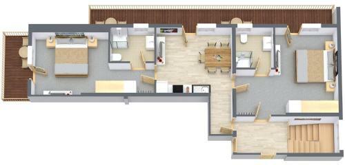 Apartamento Appartement G�stehaus Bergkristall