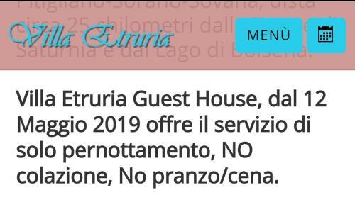 Bed & Breakfast Villa Etruria