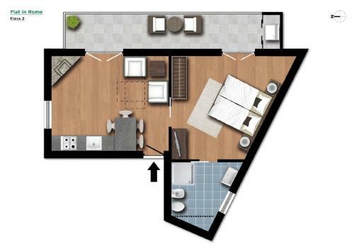 Apartamento Flatinrome Fiera