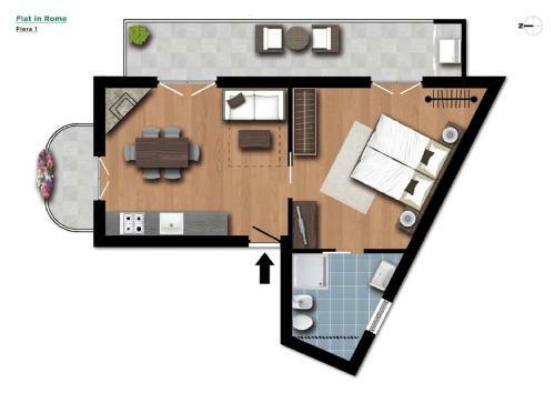 Apartamento Flatinrome Fiera