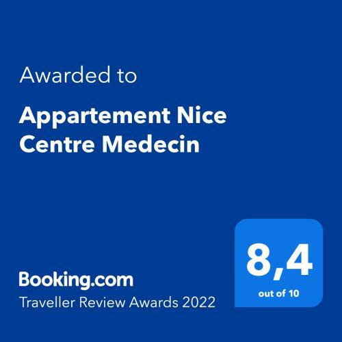 Apartamento Appartement Nice Centre Medecin