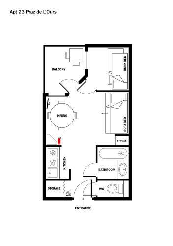 Apartamento 11 Praz De L'ours