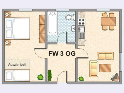 Apartamento Ferienwohnungen Arkonablick