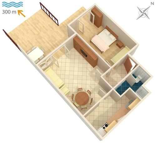 Hostal Double Room Dramalj 2386a