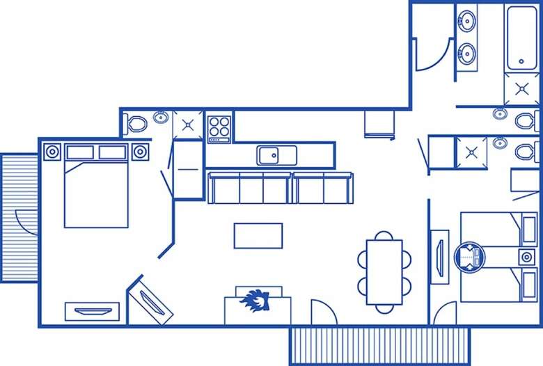 Apartamento Falls Creek Country Club