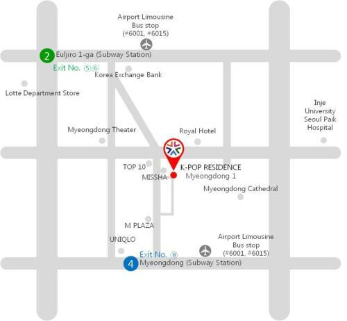Aparthotel K-pop Residence Myeongdong 1