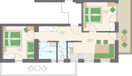 Apartamento Ferienbauernhof Stockham