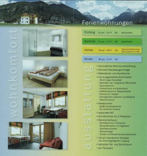 Apartamento Ferienwohnungen Vier Jahreszeiten