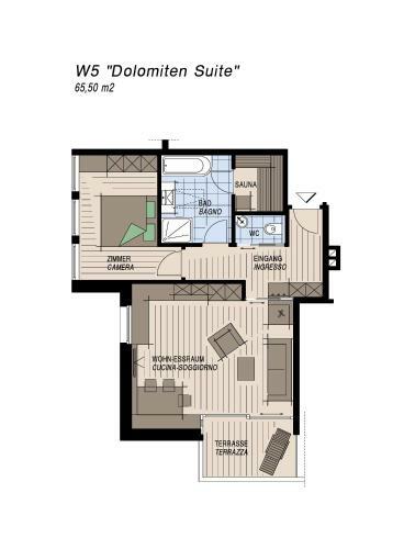 Apartamento Refugium Dolomiten