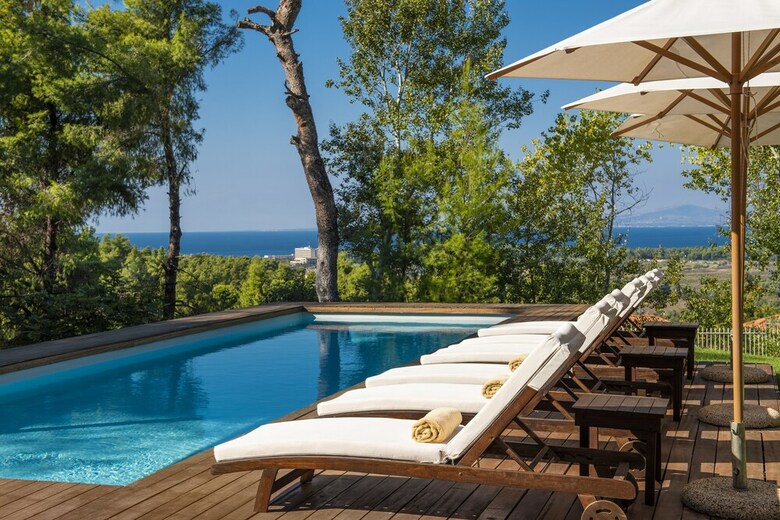 The White Villa At Sani