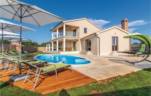 Holiday Home Bibici With Fireplace 04