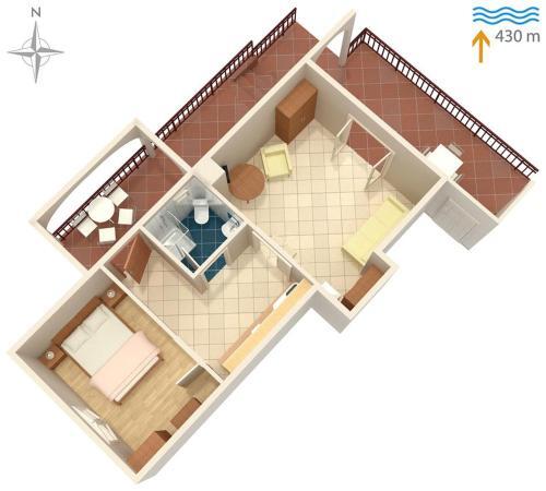 Apartment Vantacici 5386b