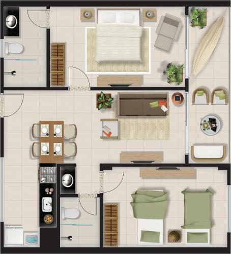 Apartamento Beach Front Varandas Do Mar
