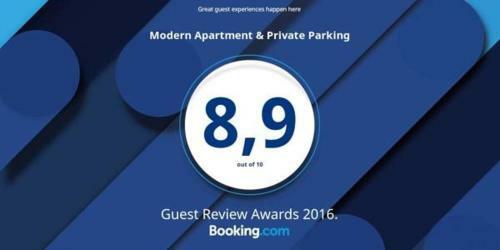 Modern Apartment & Private Parking