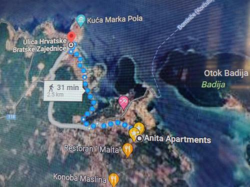 Apartamentos Anita, Kor?ula