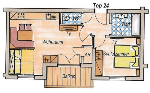 Apartamento Appartementhaus Alpenpark