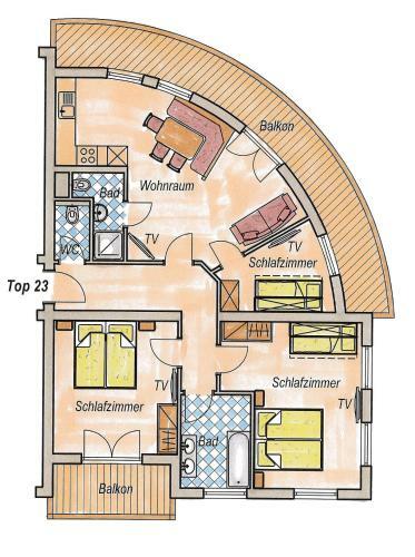Apartamento Appartementhaus Alpenpark