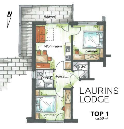 Apartamento Laurins Lodge