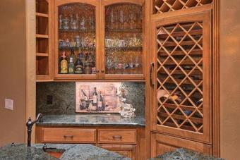 Oasis In The Desert Near Boulders