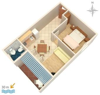 Apartments And Rooms By The Sea Zubovici (pag) - 4066