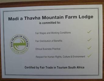 Madi A Thavha Mountain Lodge
